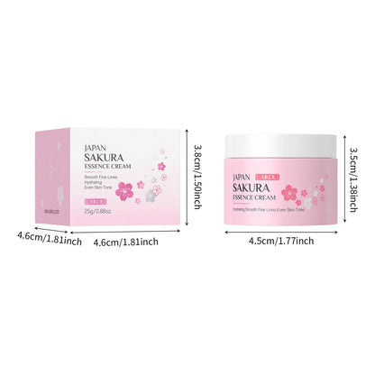 LAIKOU Japan Sakura Essence Cream Cherry Blossom Facial Cream Moisturizing Improving Dryness & Roughness Face Skin Care